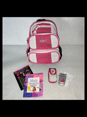 American Girl Backpack, Cell Phone, Math Book & Planner - 2006 Retired